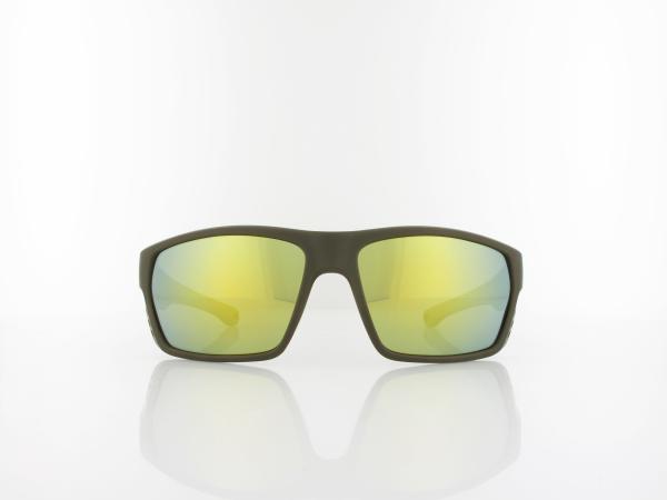 HIS polarized | HPS57105-3 64 | olive green / green with gold mirror polarized