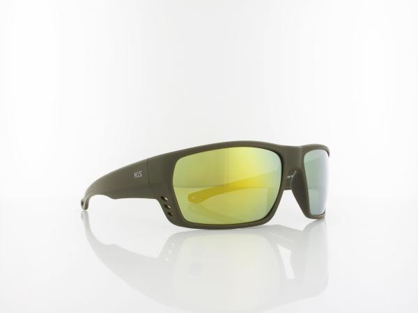 HIS polarized | HPS57105-3 64 | olive green / green with gold mirror polarized