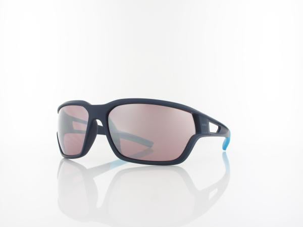Brilando | Premium Sport M2470 67 | dunkelblau türkis / kontrast sport hazel silber verspiegelt