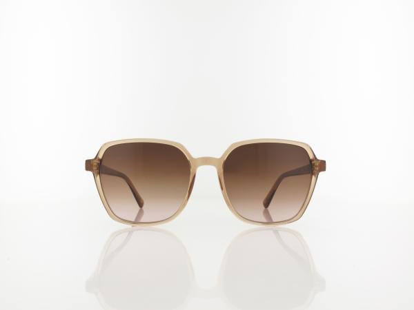 Brilando | Premium S2360 54 | hellbraun transparent / bicolor braun rose verlauf 90-40 prozent