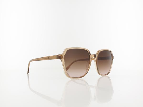 Brilando | Premium S2360 54 | hellbraun transparent / bicolor braun rose verlauf 90-40 prozent
