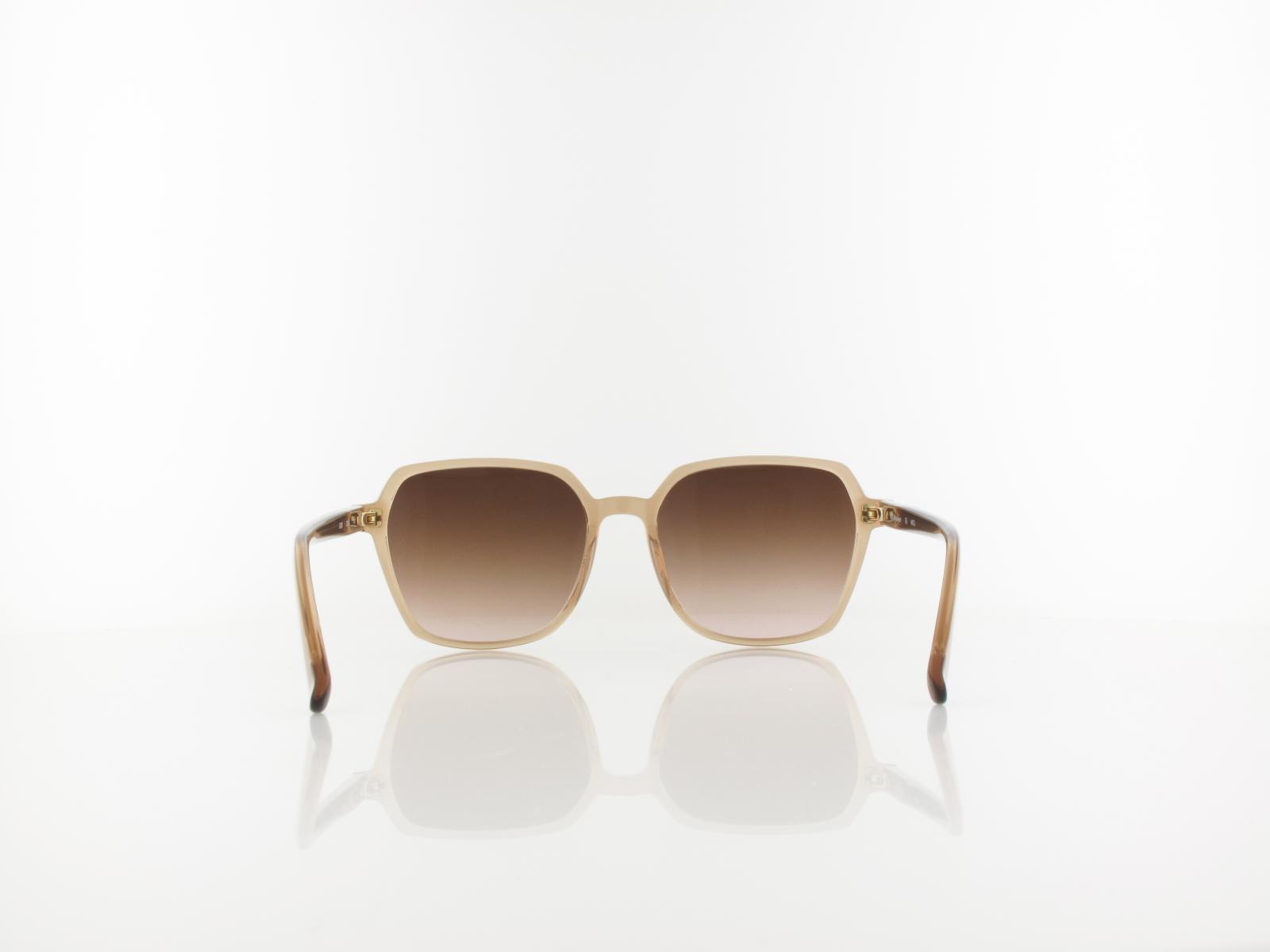 Brilando | Premium S2360 54 | hellbraun transparent / bicolor braun rose verlauf 90-40 prozent
