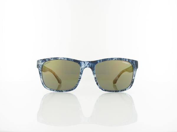 O'Neill | COXOS 2.0 113P 55 | matte blue water print / solid smoke with gold flash