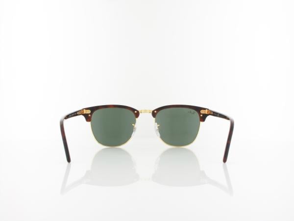 Ray Ban | Clubmaster RB3016 W0366 51 | mock tortoise arista / crystal green