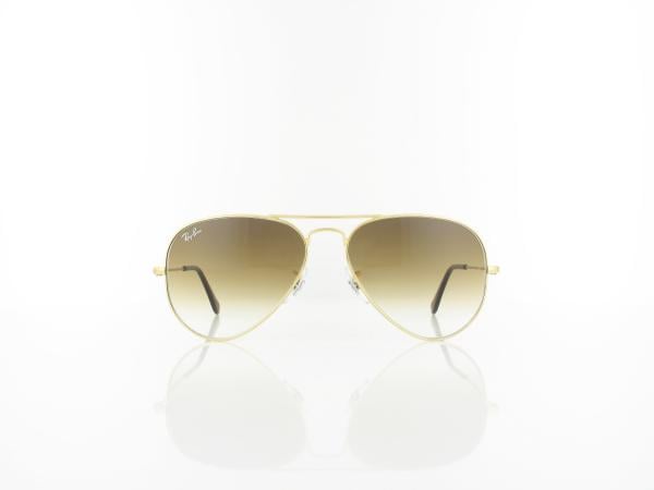 Ray Ban | Aviator Large Metal RB3025 001/51 55 | arista / crystal brown gradient