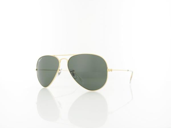 Ray Ban | Aviator Large Metal RB3025 001/58 58 | arista / crystal green pol