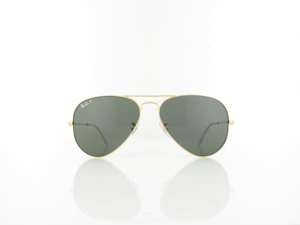 Ray Ban | Aviator Large Metal RB3025 001/58 58 | arista / crystal green pol
