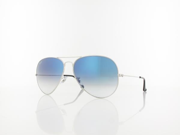 Ray Ban | Aviator Large Metal RB3025 003/3F 62 | silver / clear gradient blue