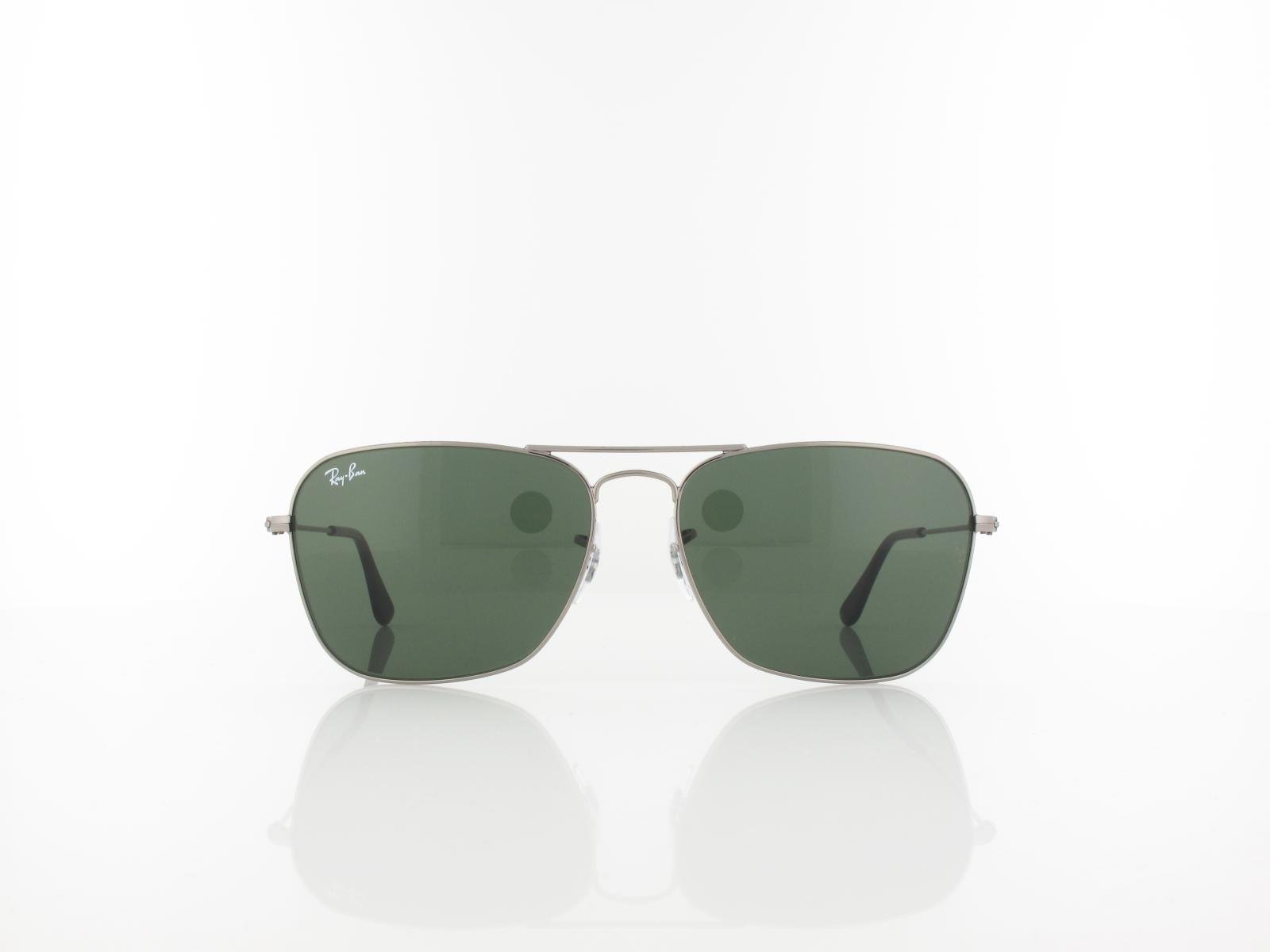 Ray Ban | Caravan RB3136 004 58 | gunmetal / crystal green