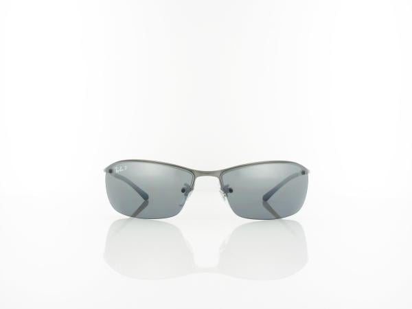 Ray Ban | Top Bar RB3183 004/82 63 | gunmetal / polar grey mirror silver gradient