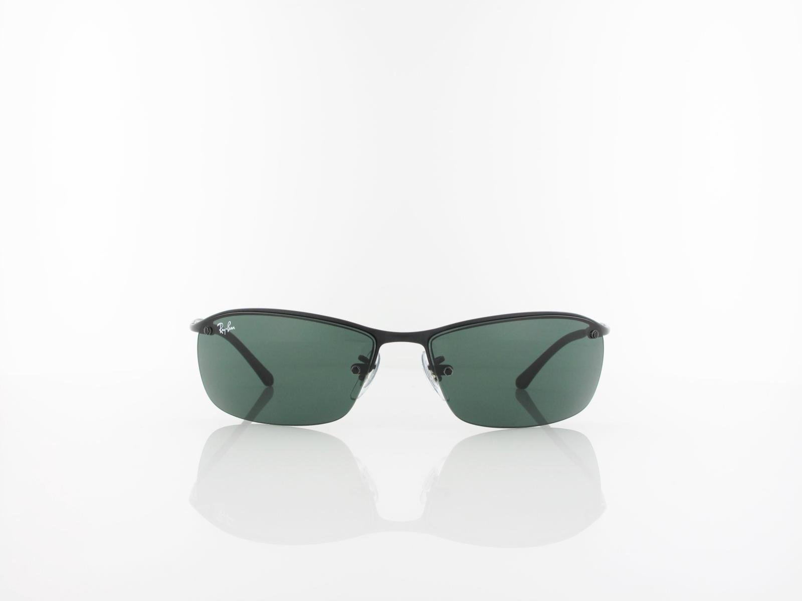 Ray Ban | Top Bar RB3183 006-71 63 | matte black / green