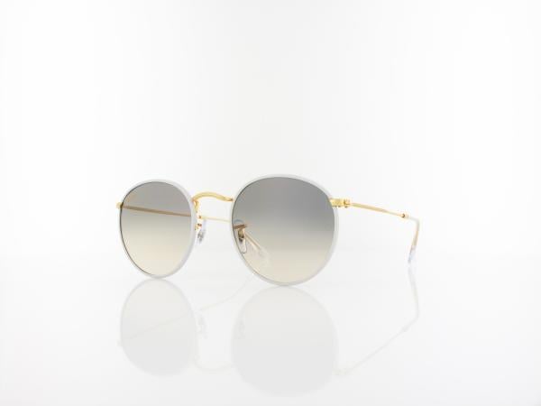 Ray Ban | Round full color RB3447JM 919632 50 | grey on legend gold / light grey gradient