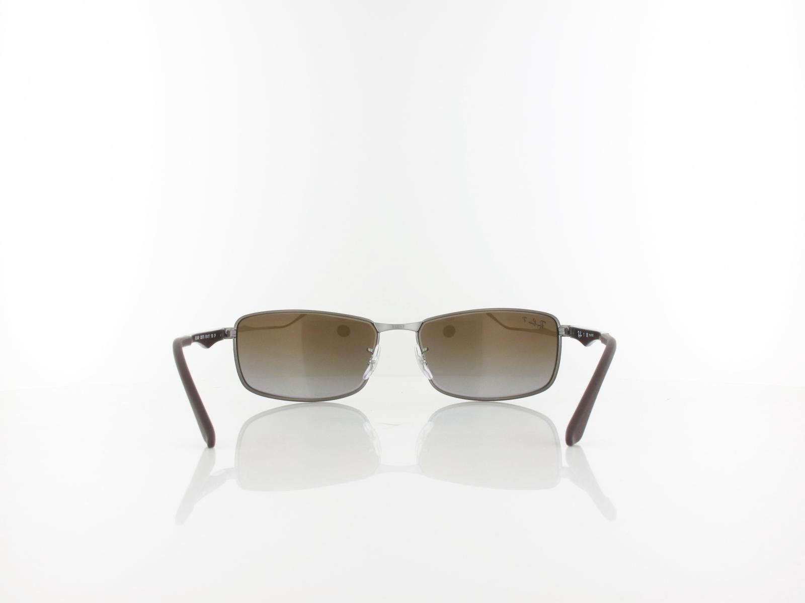 Ray Ban | RB3498 029/T5 61 | matte gunmetal / grey gradient brown polar