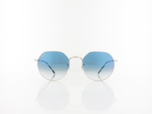 Ray Ban | Jack RB3565 003/3F 53 | silver / clear gradient blue