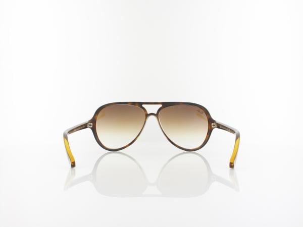 Ray Ban | Cats 5000 RB4125 710/51 59 | light havana / crystal brown gradient