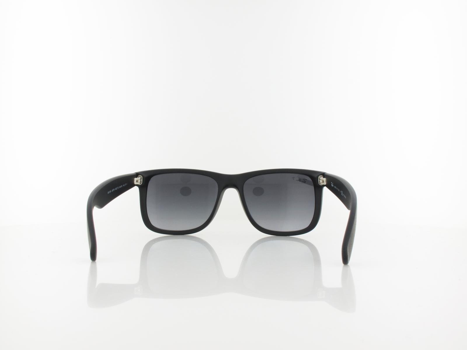 Ray Ban | Justin RB4165 622/T3 54 | black rubber / polar grey gradient