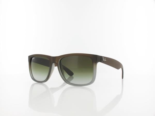 Ray Ban | Justin RB4165 854/7Z 54 | rubber brown on grey / green gradient