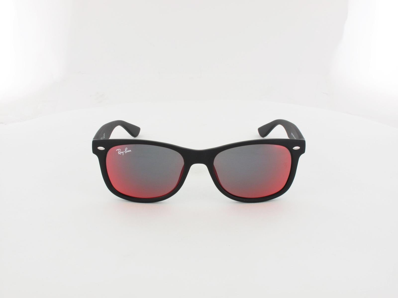 Ray Ban | New Wayfarer KIDS RJ9052S 100S6Q 47 | matte black / red multilayer