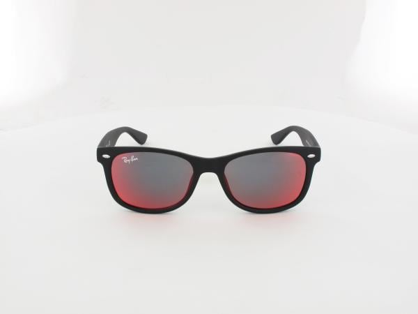 Ray Ban | New Wayfarer KIDS RJ9052S 100S6Q 47 | matte black / red multilayer