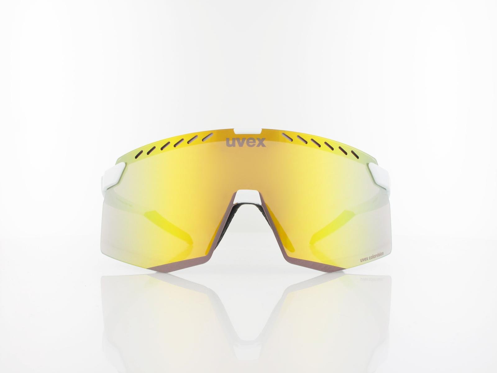 UVEX | pace stage CV S533052 8882 145 | white matt / colorvision mirror yellow
