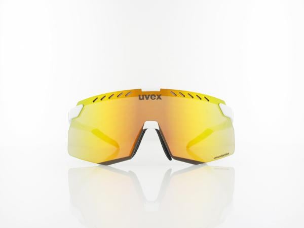 UVEX | pace stage S CV S533073 8882 140 | white matt / colorvision mirror yellow