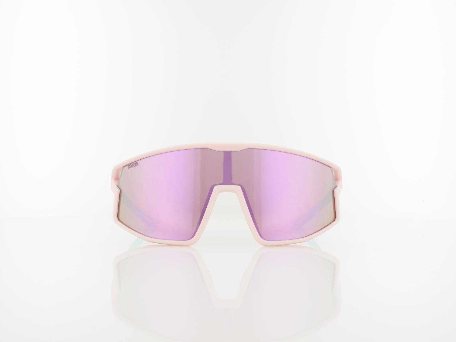 UVEX | skyryse jr. S533076 3716 125 | pink-green matt / mirror pink