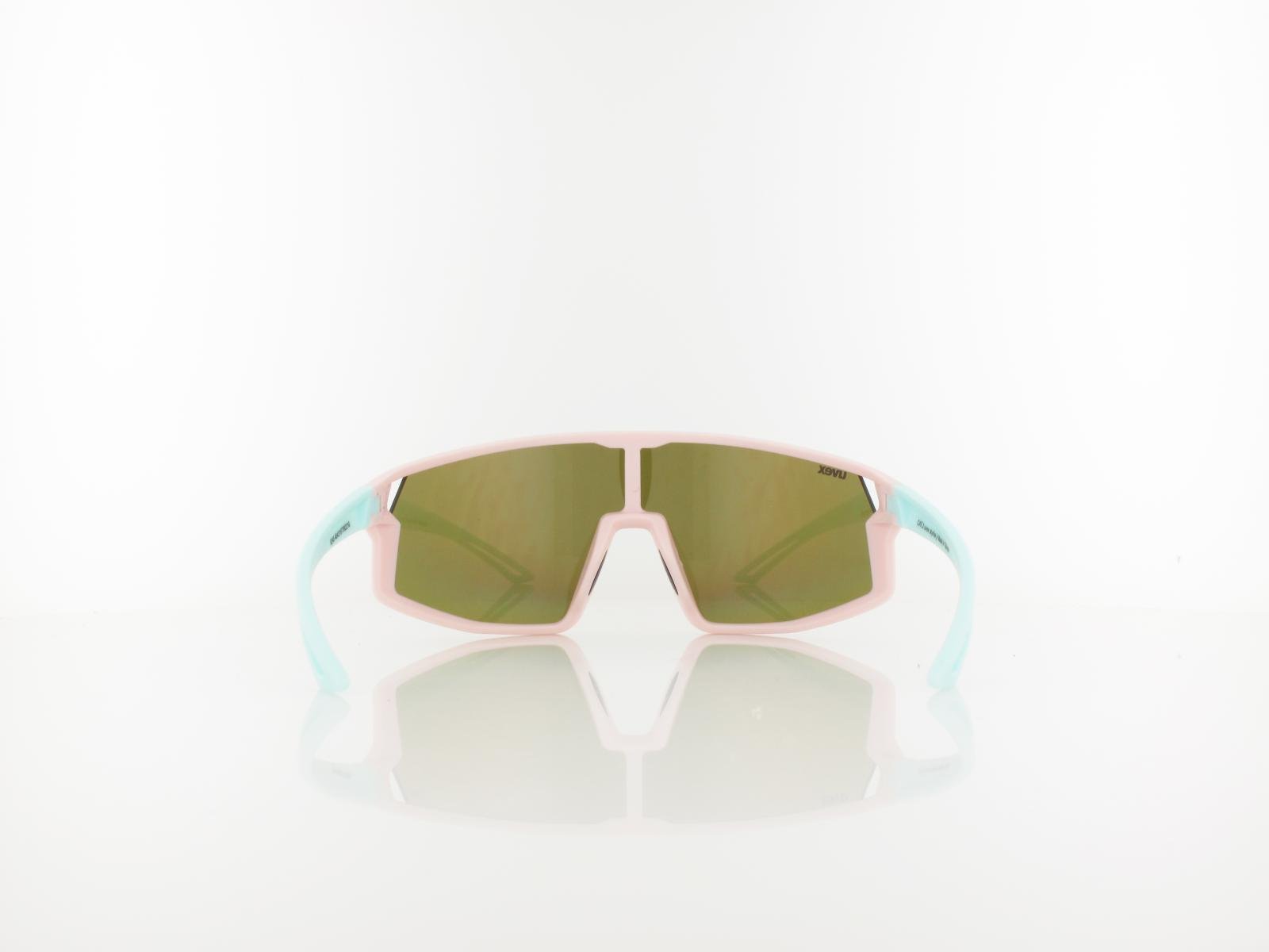 UVEX | skyryse jr. S533076 3716 125 | pink-green matt / mirror pink