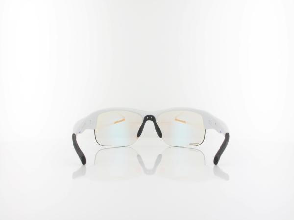 UVEX | RXc 4200 2000 62 | white matt / blue mirror vario brown