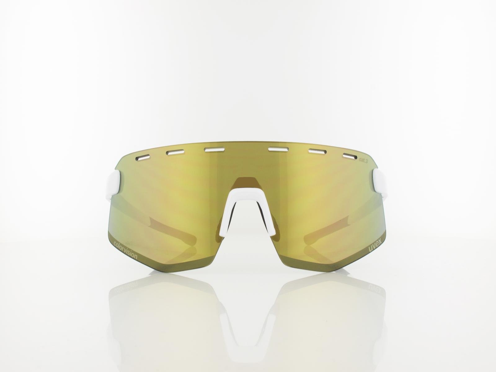 UVEX | RXs 4303 CV 2000 164 | weiß glänzend / colorvision nature goldspiegel