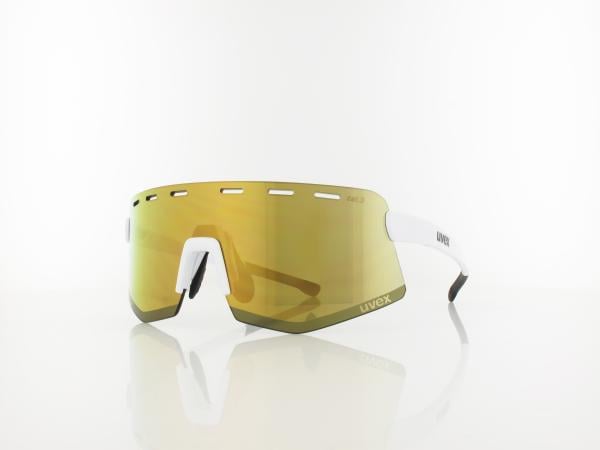 UVEX | RXs 4303 CV 2000 158 small | weiß glänzend / colorvision nature goldspiegel
