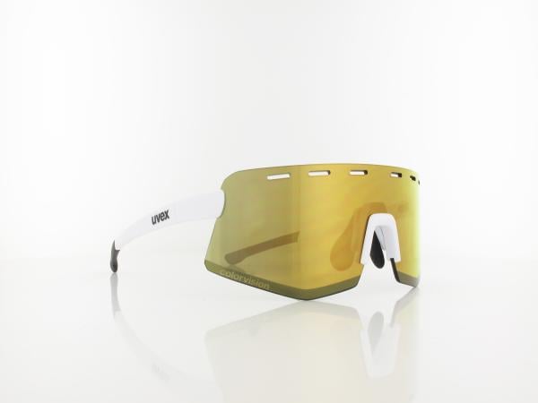 UVEX | RXs 4303 CV 2000 158 small | weiß glänzend / colorvision nature goldspiegel