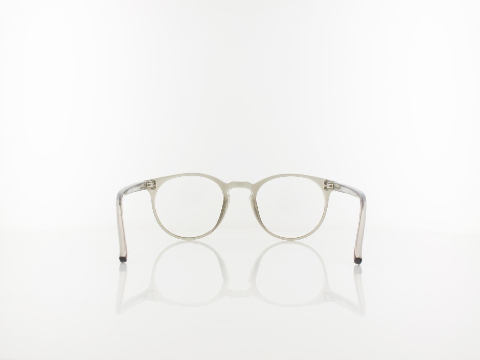 Brilando | HMR55 Fertiglesebrille | clear grey | +3,00