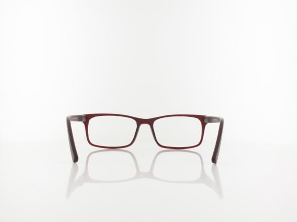 Brilando | HMR73C Fertiglesebrille | dark red | +3,50
