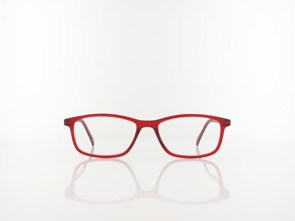 Brilando | MR51B Fertiglesebrille | matt red | +2,00