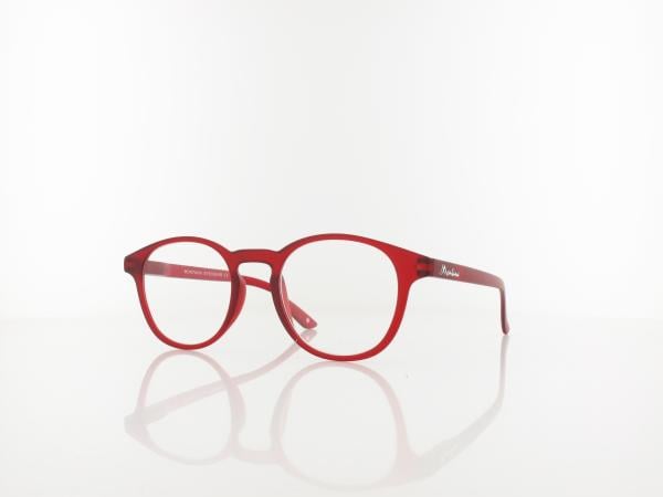 Brilando | MR52B Fertiglesebrille | matt red | +2,50