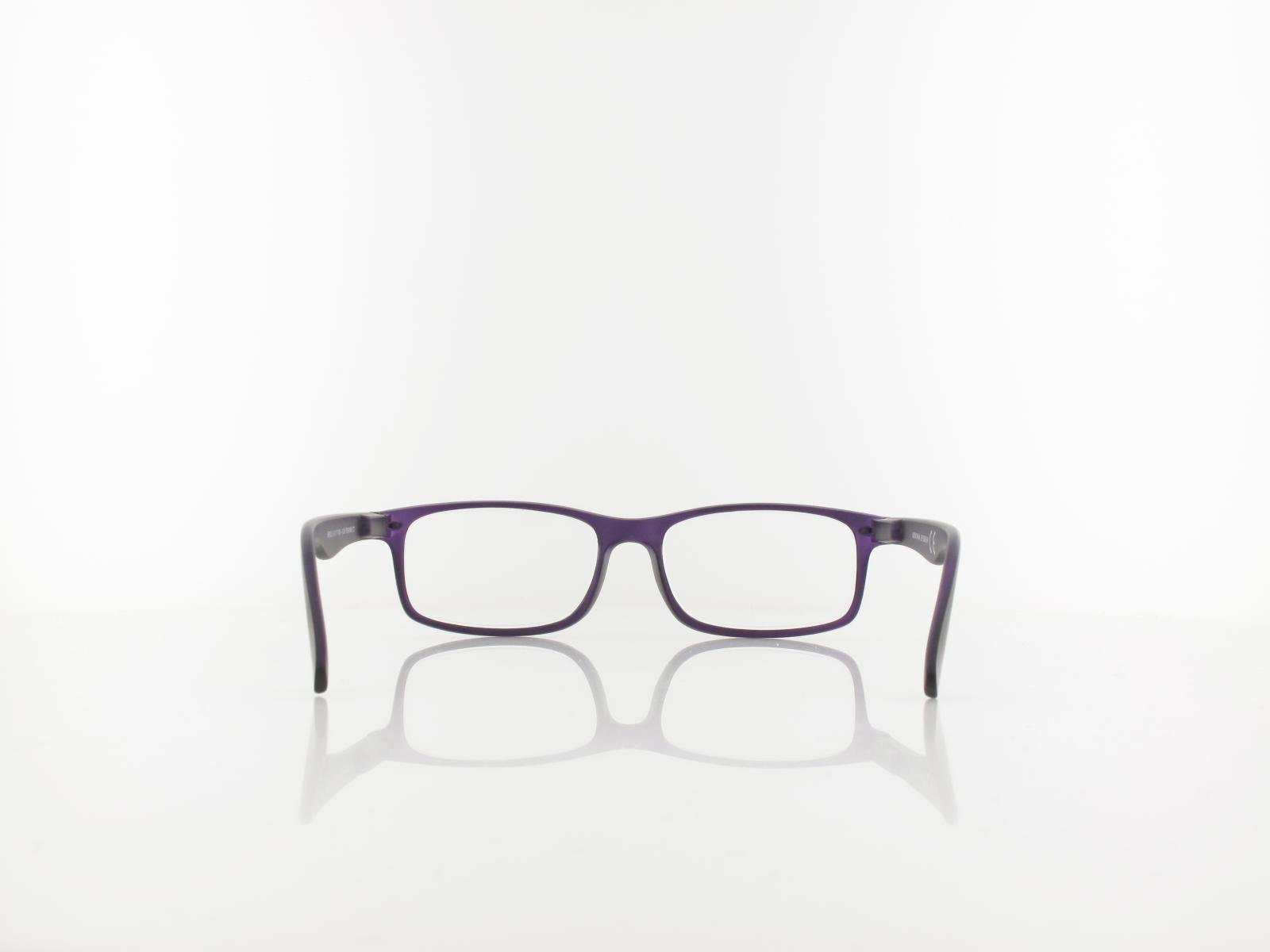 Brilando | MR83D Fertiglesebrille | purple | +1,00