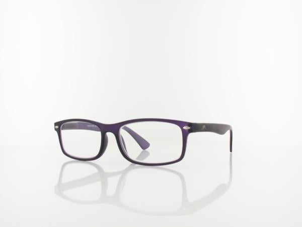 Brilando | MR83D Fertiglesebrille | purple | +3,00
