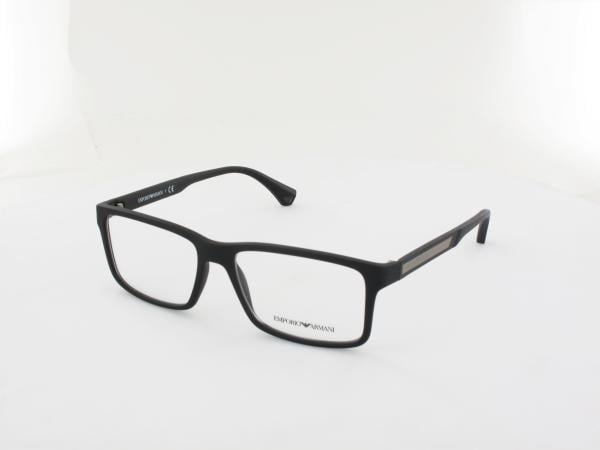 Emporio Armani | EA3038 5063 56 | black rubber