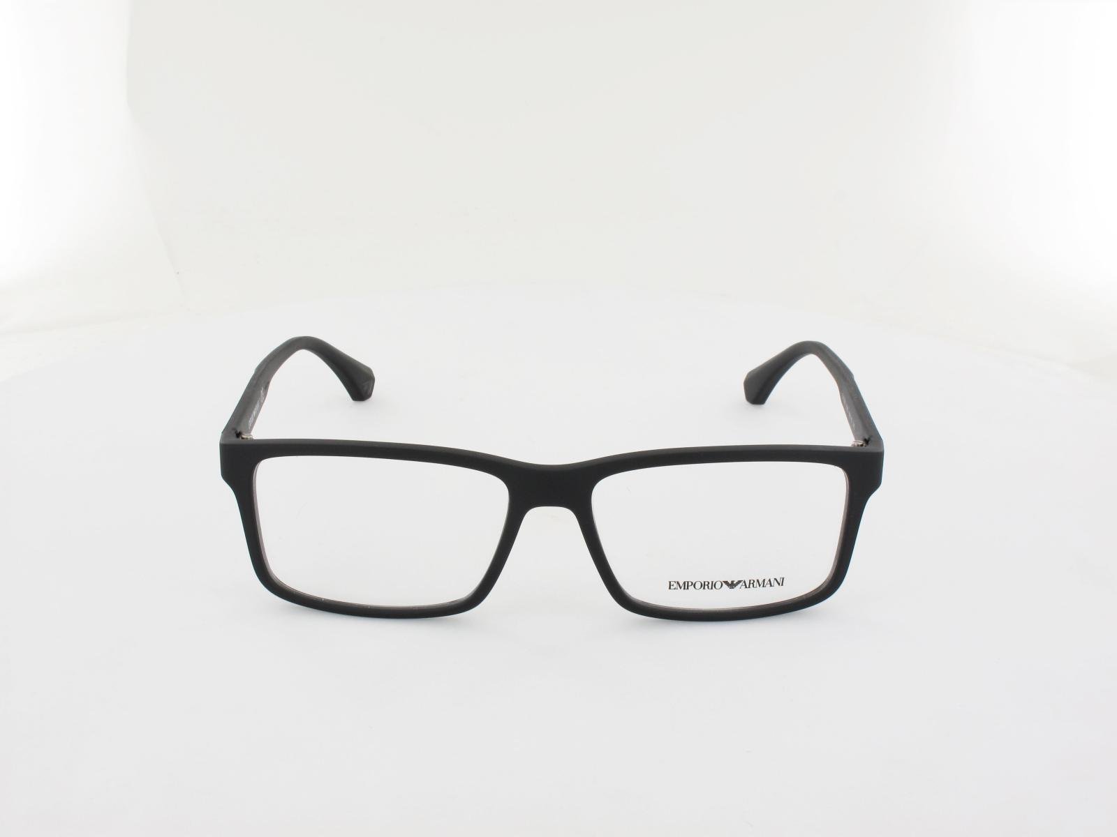 Emporio Armani | EA3038 5063 56 | black rubber