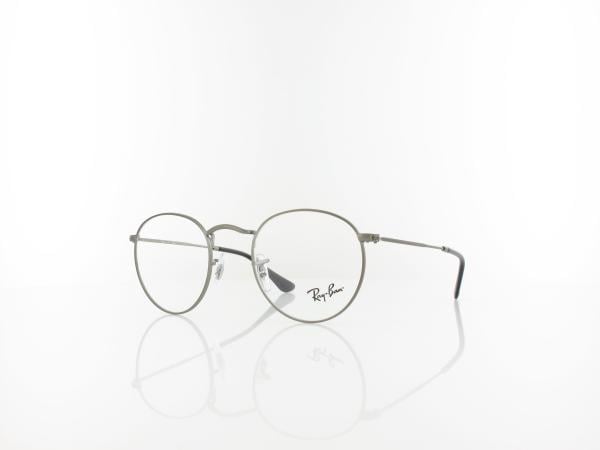 Ray Ban | Round Metal RX3447V 2620 47 | matte gunmetal