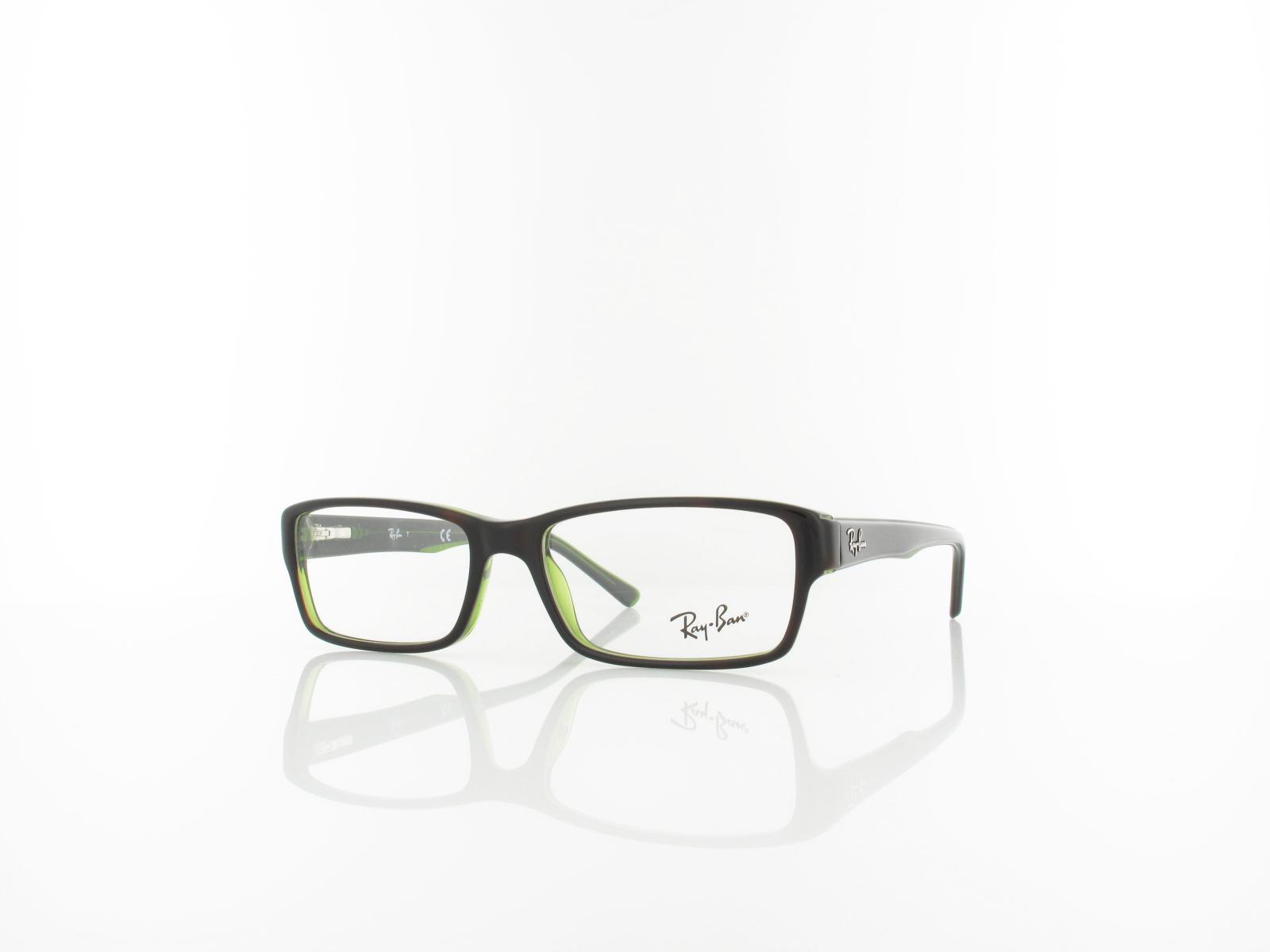 Ray Ban | RX5169 2383 52 | top havana on green transparent