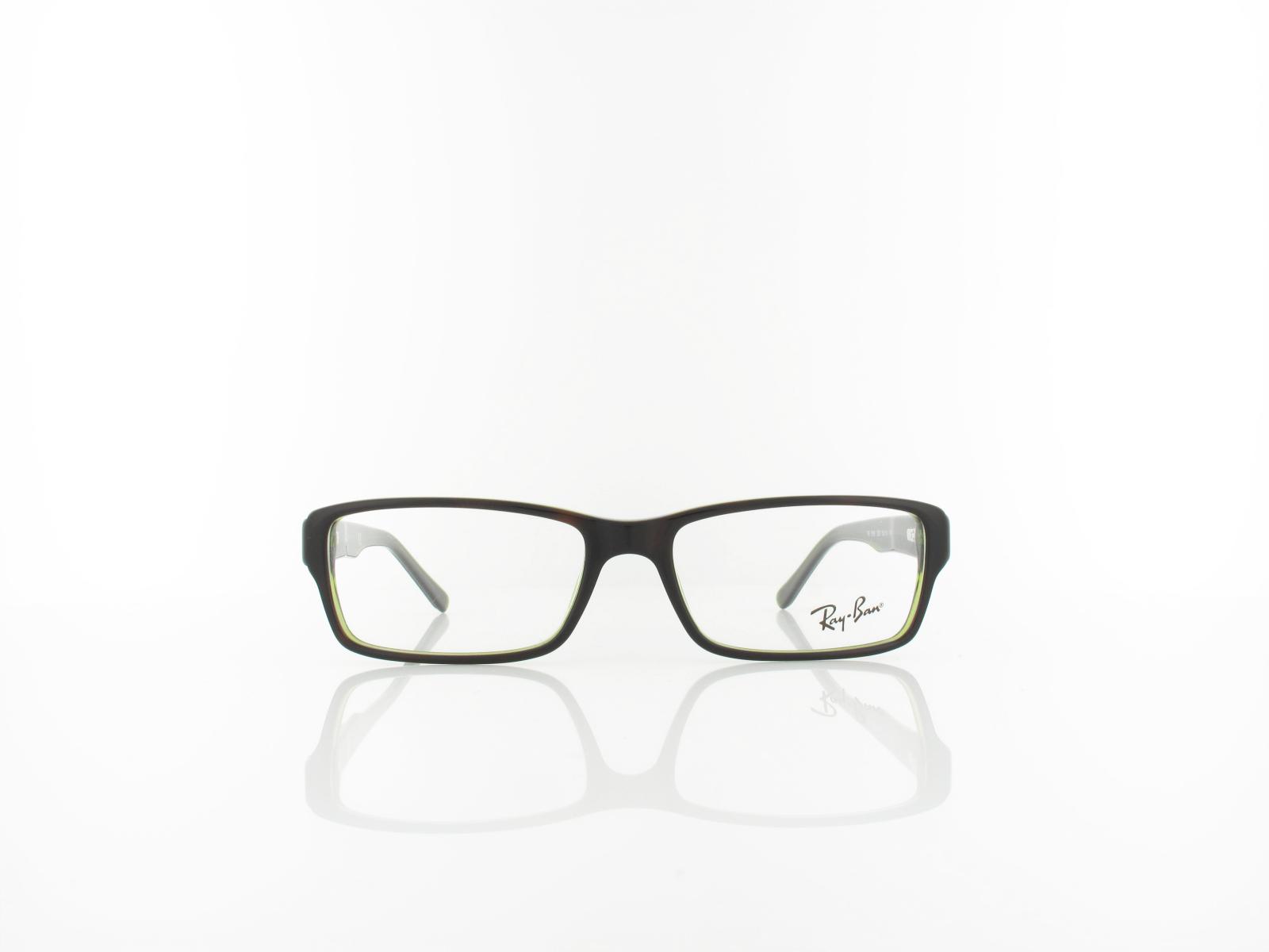 Ray Ban | RX5169 2383 52 | top havana on green transparent