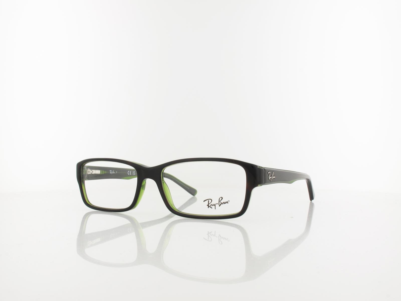 Ray Ban | RX5169 2383 54 | top havana on green transparent