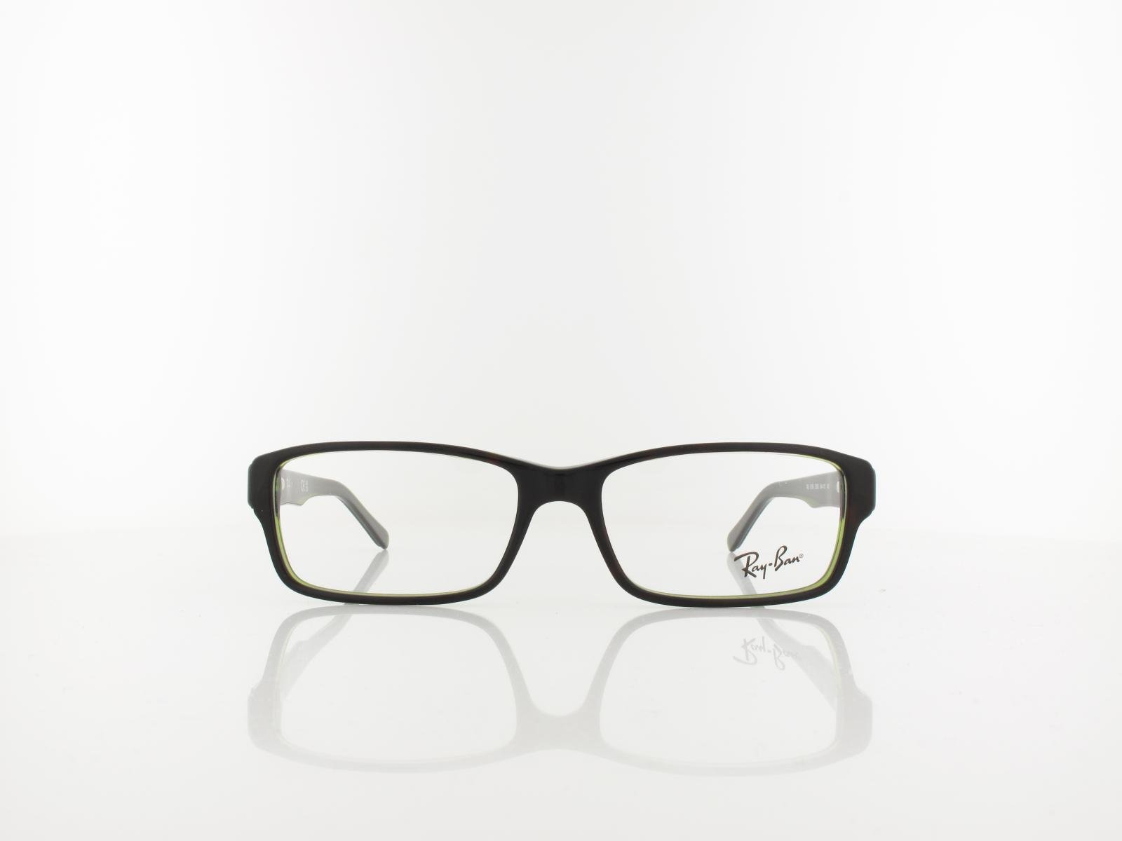 Ray Ban | RX5169 2383 54 | top havana on green transparent