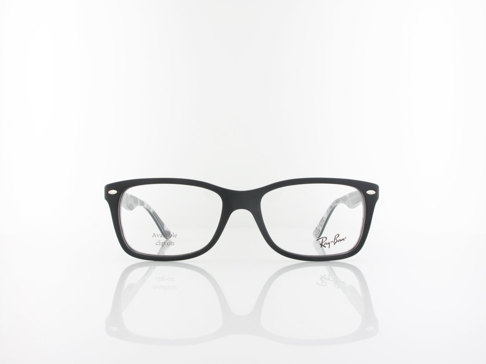 Ray Ban | RX5228 5405 53 | top mat black on tex camuflage