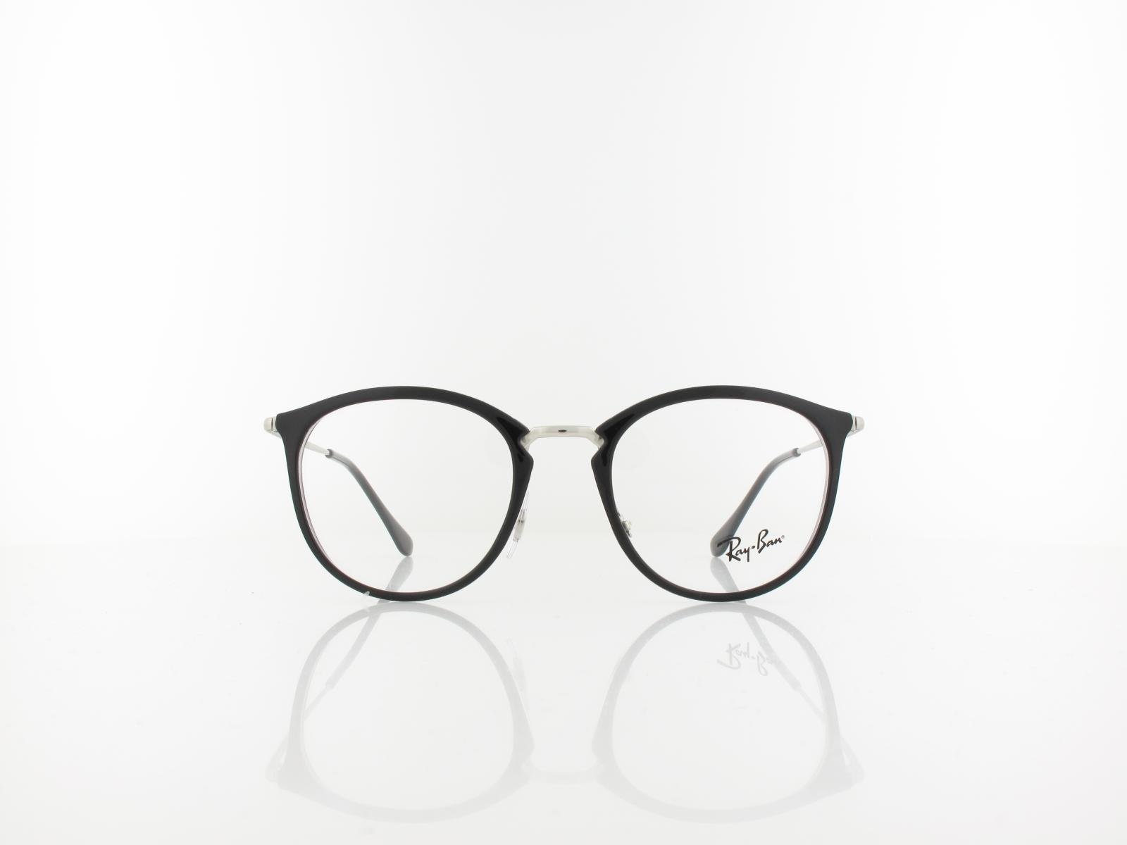 Ray Ban | RX7140 5852 49 | black on transparent