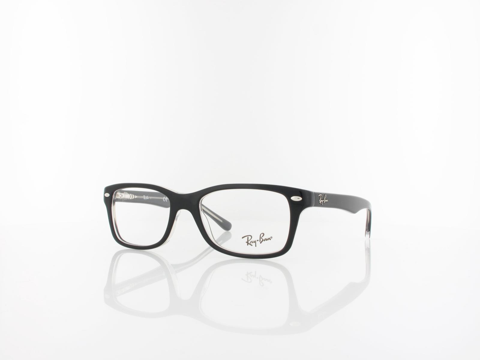 Ray Ban | RY1531 small 3529 48 | top black on transparent