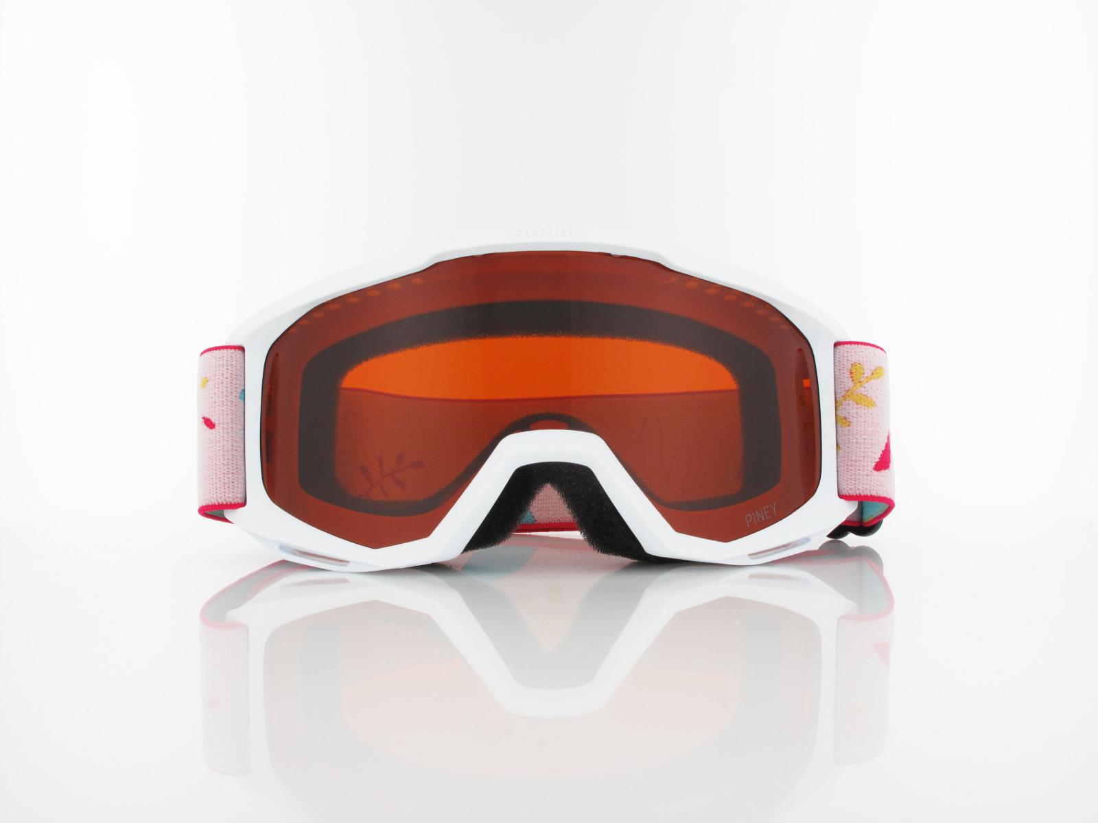 ALPINA | Piney A7268 413 | white-flower matt / orange