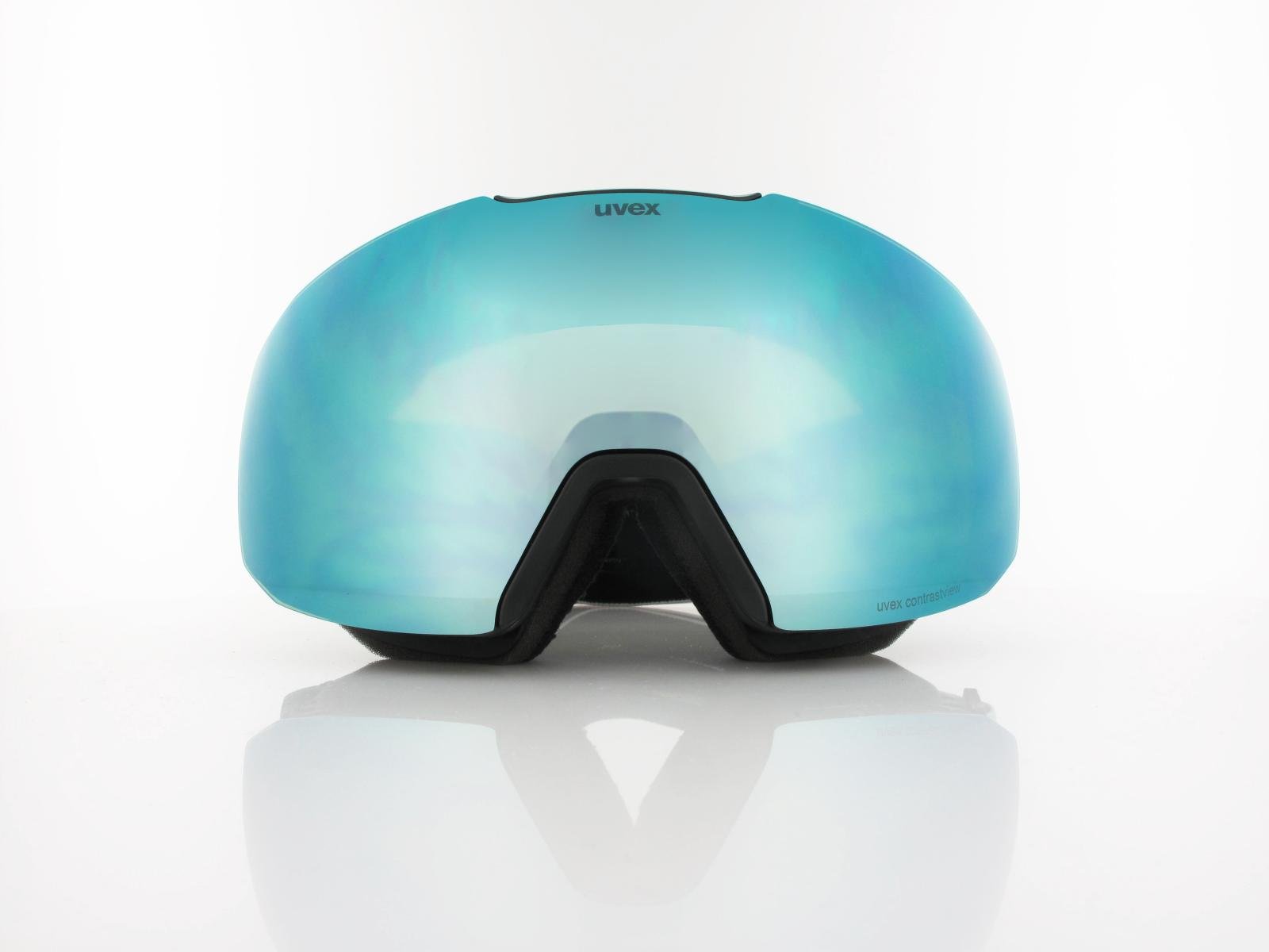 UVEX | epic ATTRACT S S550662 2130 | black matt / mirror sapphire - yellow