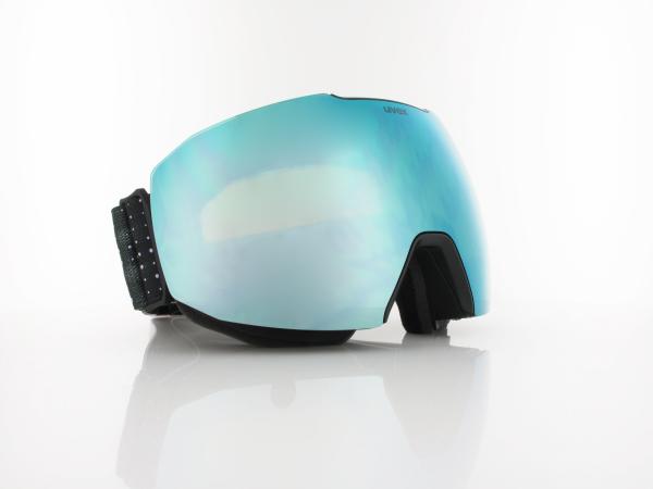 UVEX | epic ATTRACT S S550662 2130 | black matt / mirror sapphire - yellow